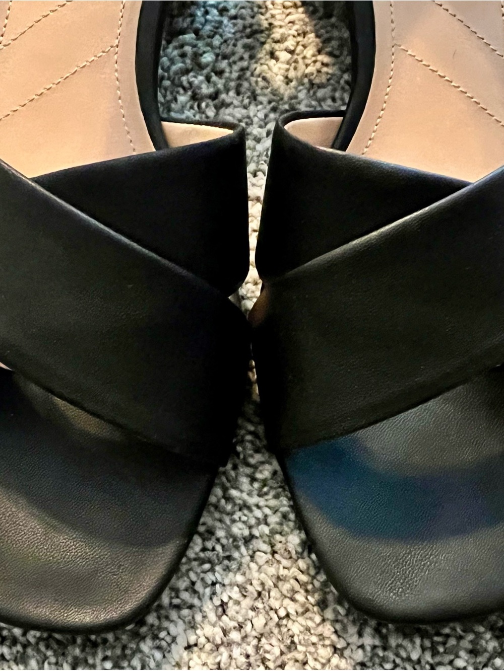 Franco Sarto Black Crisscross Open-Toe Ankle-Strap Sandals - Picture 7 of 7